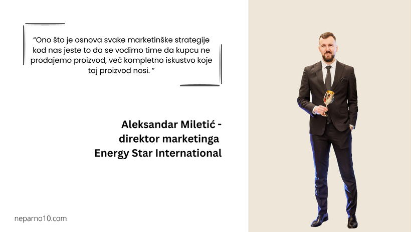 Aleksandar Miletic direktor marketinga Energy Star International
