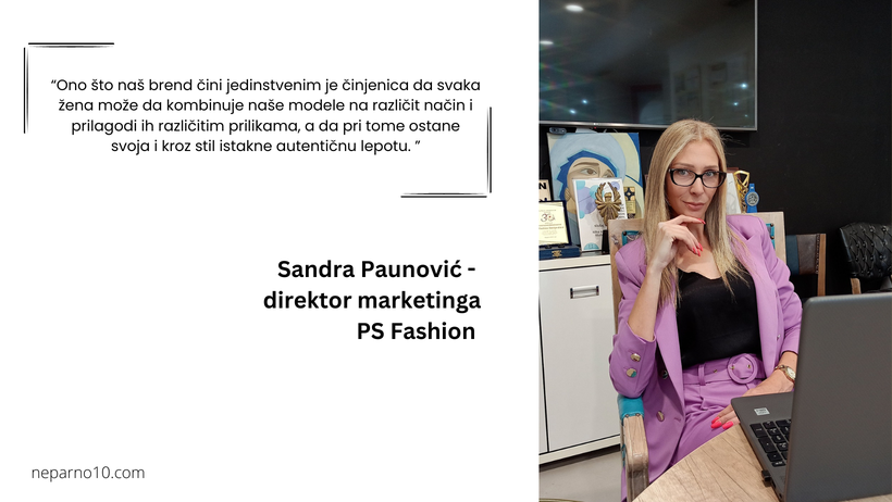 Sandra Paunovic direktor marketinga PS Fashion